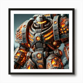 Lava Sentinels Magma Coated Armor Poster