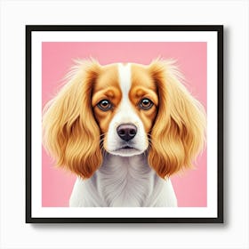 Portrait Of A Dog Art Print