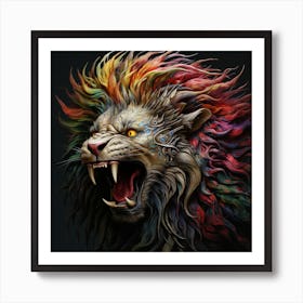 The king is here Art Print