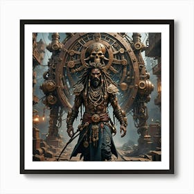 Man With Dreadlocks Art Print