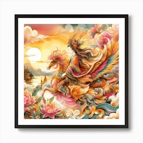 Chinese Chinese Lady Art Print