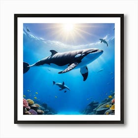 Ocean Reef Art Print