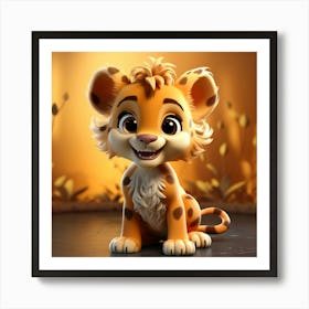 Lion Cub 13 Art Print