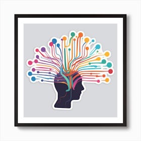 Man'S Head Art Print