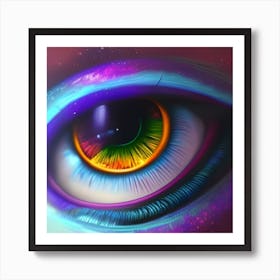 Eye Of The Galaxy Art Print