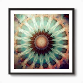 Psychedelic Flower Art Print