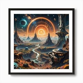 Space City Art Print