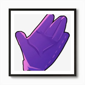 Hand H8paw Art Print