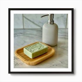 Soap And Soap Dish Art Print