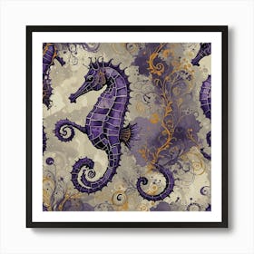 Seahorses 8 Art Print