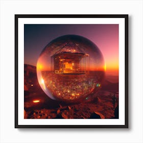 House In The Sky Art Print