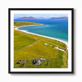 East Beach, Berneray, Scotland Art Print