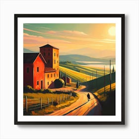 Tuscan Countryside 3 Art Print