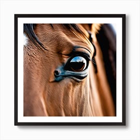 Eye Of The Horse Art Print