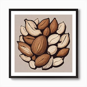 Almonds 6 Art Print