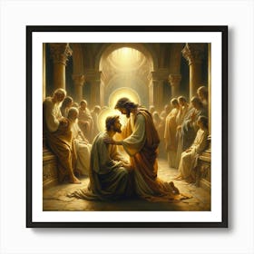 Baptism Of Jesus Art Print