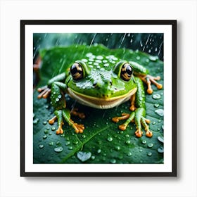 Smiling Frog Art Print