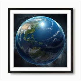 Earth From Space 8 Art Print