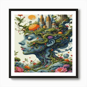 Woman Tree Of Life Art Print