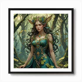 Elven Beauty 2 Art Print