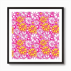 Slices Pink Lemonaide Art Print