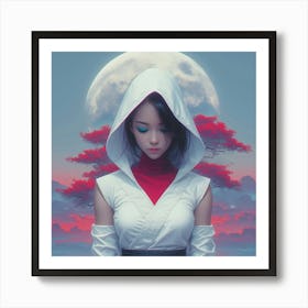 Asian Girl Art Print