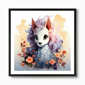 Llama Art Print