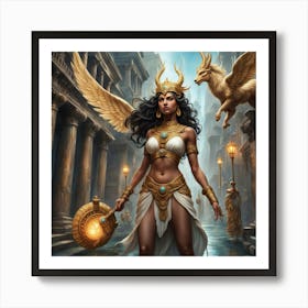 Egyptian Goddess 17 Art Print
