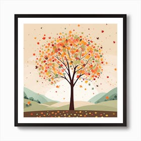 Seasons of Blossom 7 VECTOR ART Art Print