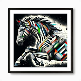 Creative Horse Beauty Illustration Nr 68 Art Print