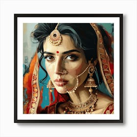 Indian Bride1 Art Print