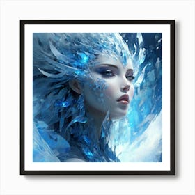 Ice Angel 1 Art Print