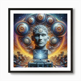 Psychedelic Universe Art Print