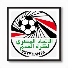 Arabic Soccer Logo Art Print