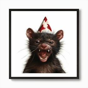 Birthday Rat 3 Art Print