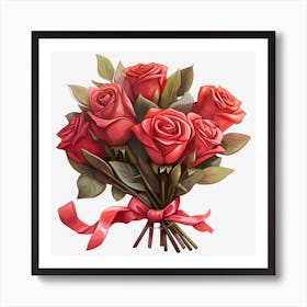 Bouquet Of Roses 13 Art Print