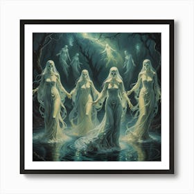 Ghosts Of The Forest Art Print