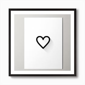 Love Heart Canvas Print Art Print