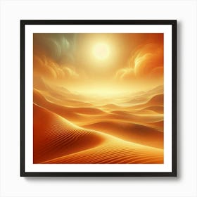 Desert Landscape 2 Art Print