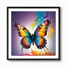 Colorful Butterfly 70 Art Print