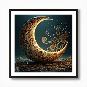 Crescent Moon 2 Art Print