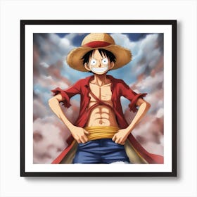 One Piece monkey d luffy Art Print