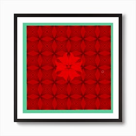 Red Flower Art Print