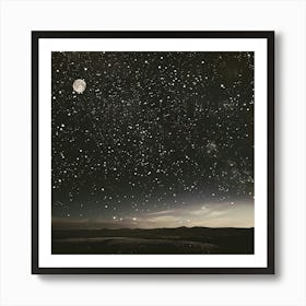 Stockcake Starry Night Sky 1719800035 Art Print