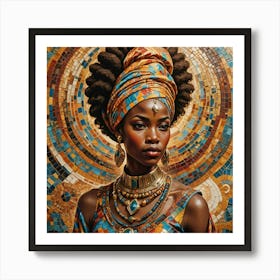 African Beauty Art Print