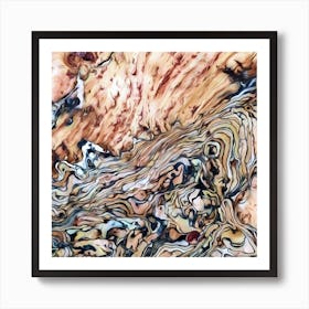 Abstract Oil Painting Art Print