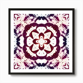 Watercolor Abstraction Mandala 1 Art Print