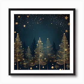 Elegant Christmas Design Series081 Art Print