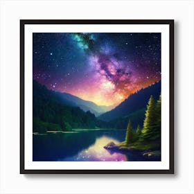 Galaxy Wallpaper 40 Art Print