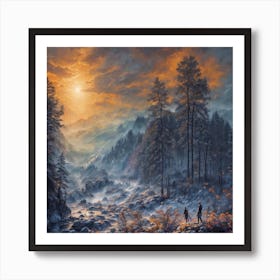 Winter Landscape Art Print